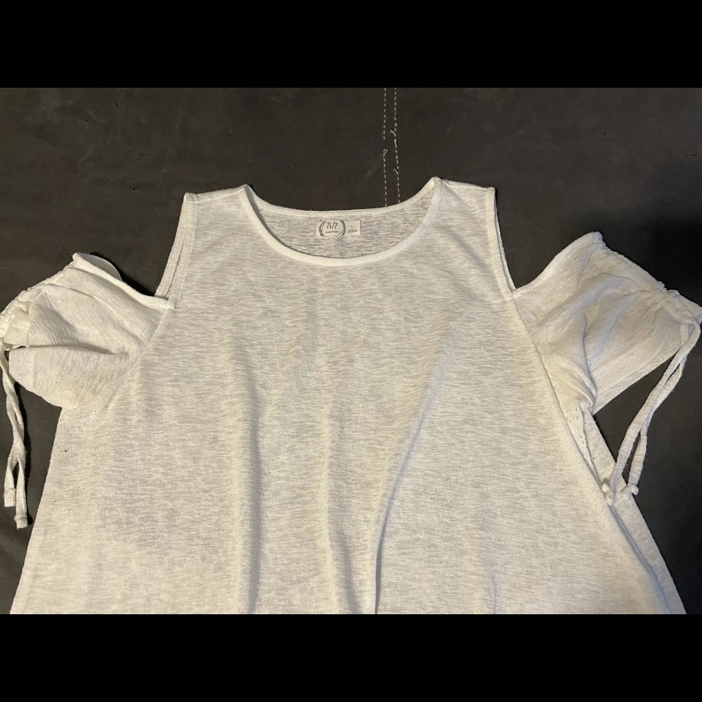 Cold shoulder blouse